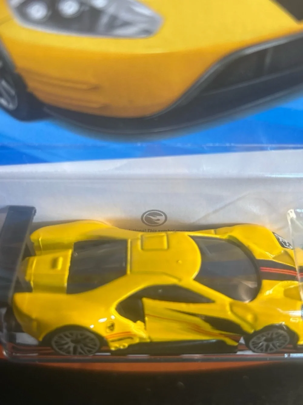 Hot Wheels 2016 Ford GT Race Toy Car - Yellow